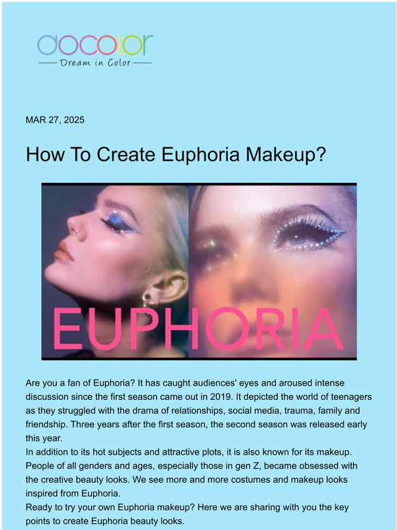 😍How To Create Euphoria Makeup?