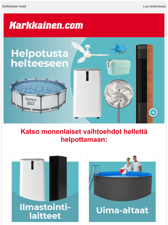 : ☀️ Helpotusta helteeseen! | Milled