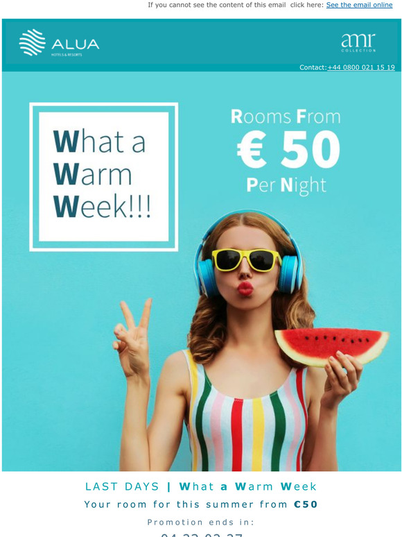 📣  Last Days | What a Warm Week
