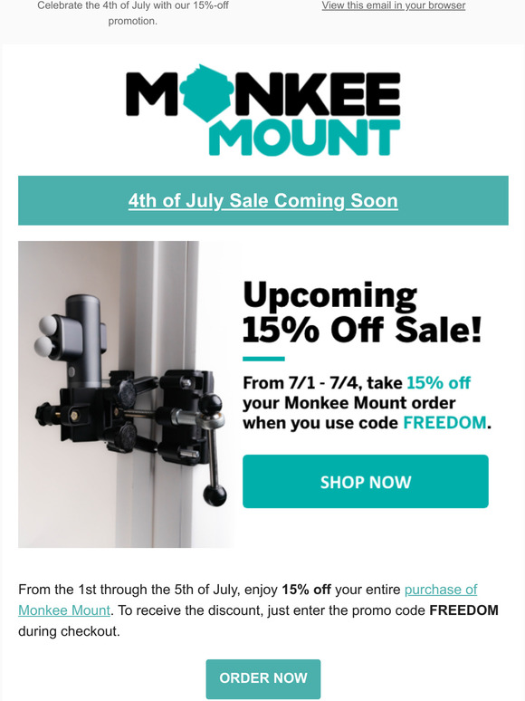 15% Off Independence Day Sale ​​🎆
