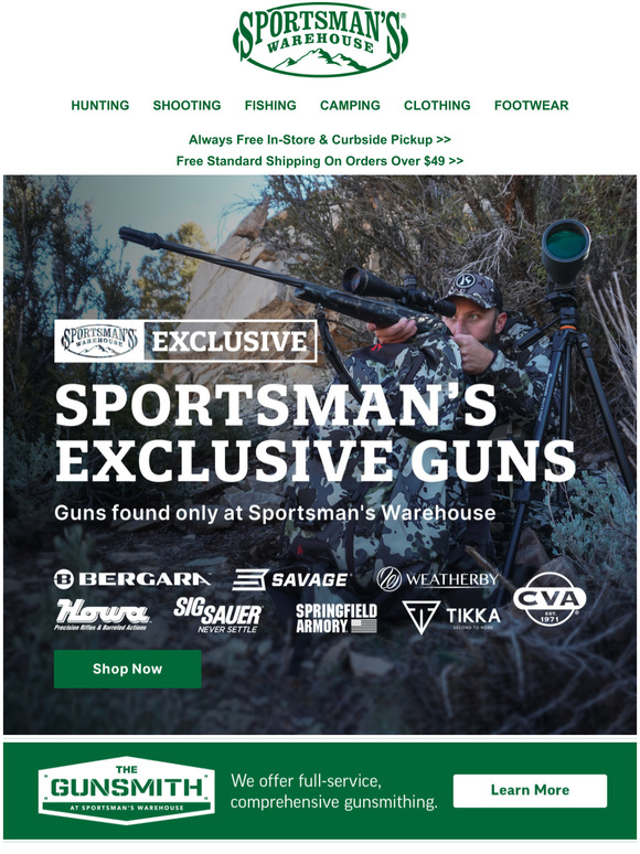 Sportsman's Warehouse Guns you won’t find anywhere else! Milled
