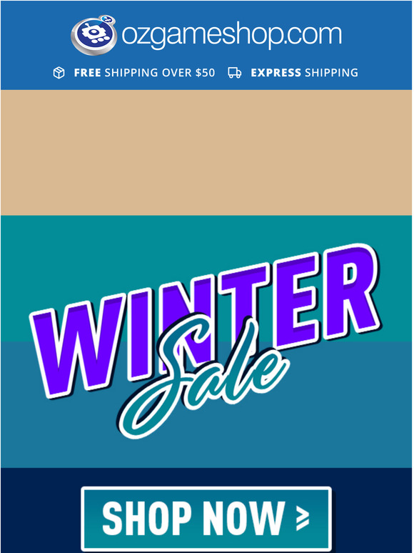 —, WINTER SALE IS NOW ON!