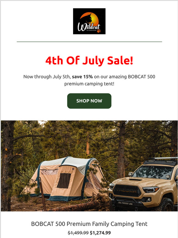 4th Of July Sale - Save 15% on the BOBCAT 50!