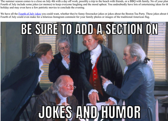 Funny 4th of July Jokes