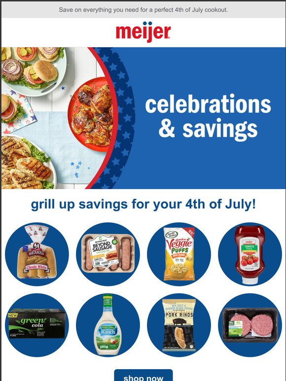 Meijer Save BIG on Your 4th of July Cookout Milled