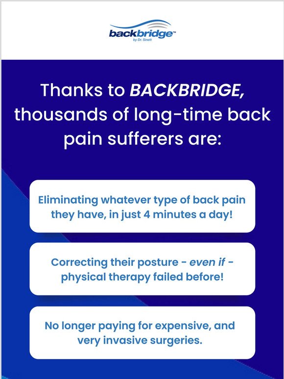 PROOF you can fix chronic back pain.