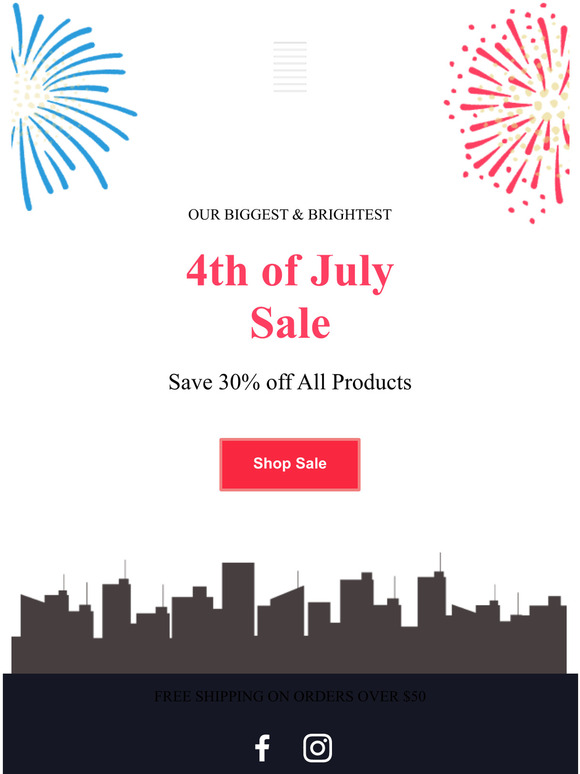 July 4th Sale Starts Now