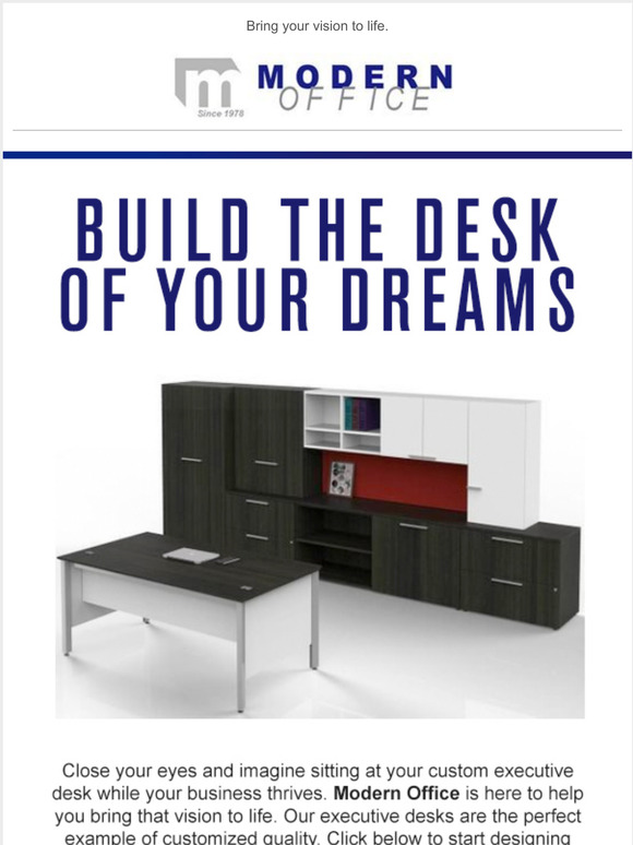 Build a Custom Executive Desk Milled