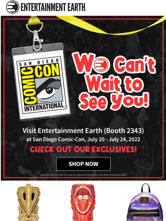 Entertainment Earth New SDCC Convention Exclusives! WWE Loungefly