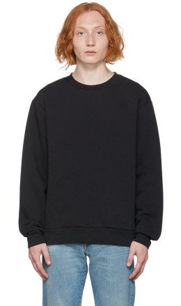 Acne Studios - Black Cotton Sweatshirt