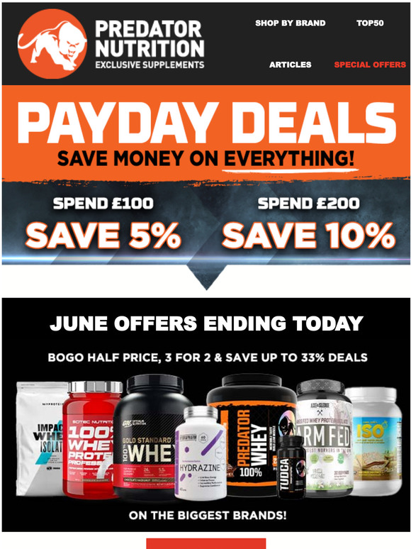 Predator Nutrition Payday. Is. Here. Milled
