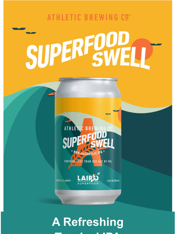 Athletic Brewing A Royal Collaboration Superfood Swell 🏄🌊 Milled