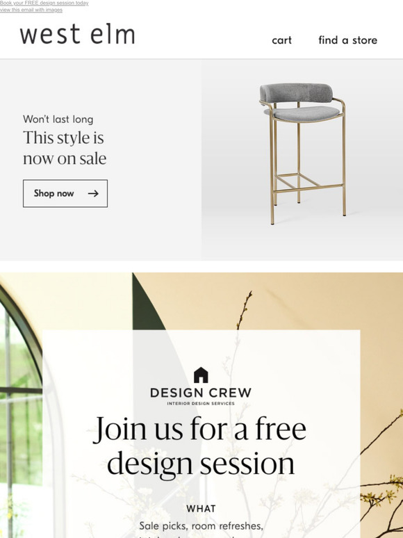 West Elm Email Newsletters Shop Sales, Discounts, and Coupon Codes