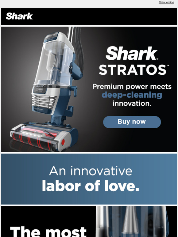 Sharkclean Shark® has raised the bar for powerful cleaning. Milled