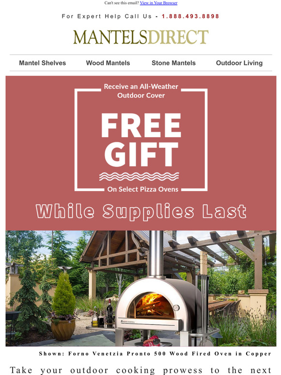 Free Gift with Pizza Oven Purchases! 🍕