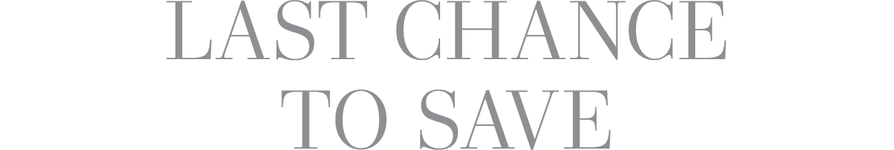 Last Chance to Save