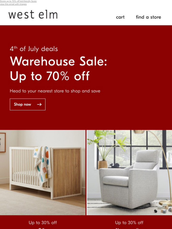 West Elm Email Newsletters Shop Sales, Discounts, and Coupon Codes