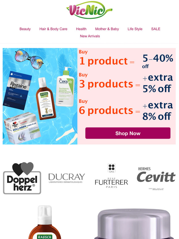 Summer Sale - Orthomol, Doppelherz, Rausch & more