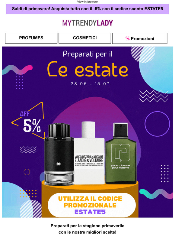 🔥 Fallo con stile con le nostre offerte 🔥