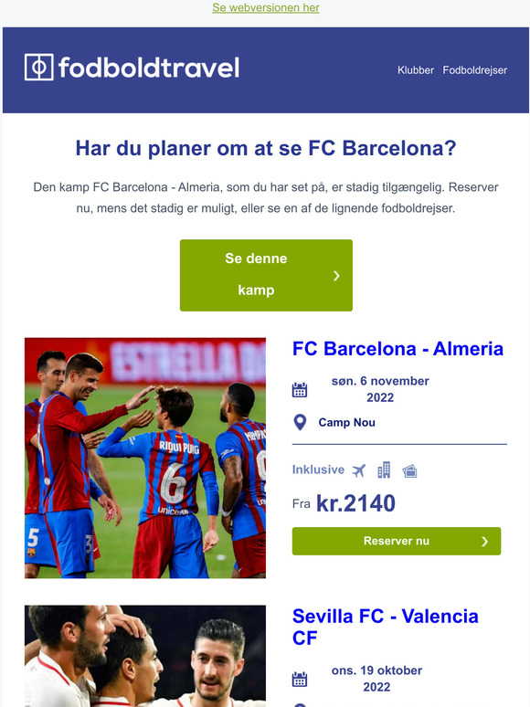 Nu stadig tilgængelig: FC Barcelona - Almeria