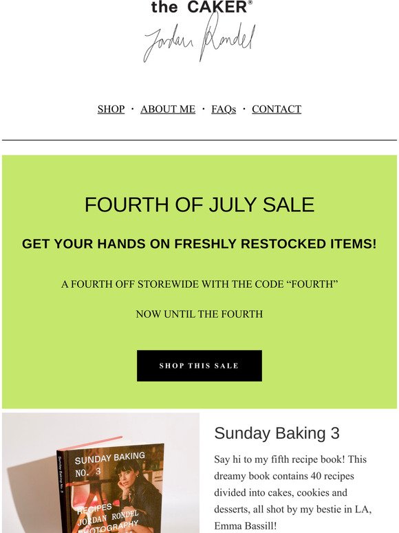 Fourth of July Sale