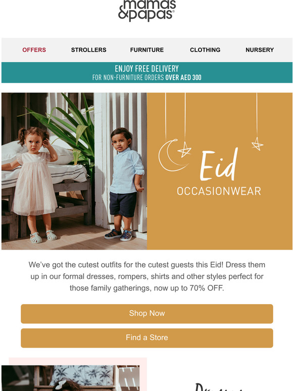 Mamas and PapasUAEKSA Discover Our Eid Outfits Milled