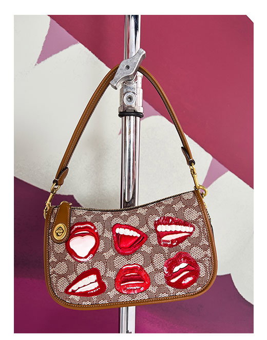 An admirer of the human form, one of Tom Wesselmann's many focal points were the lops. Above, a few things to pucker up to. 