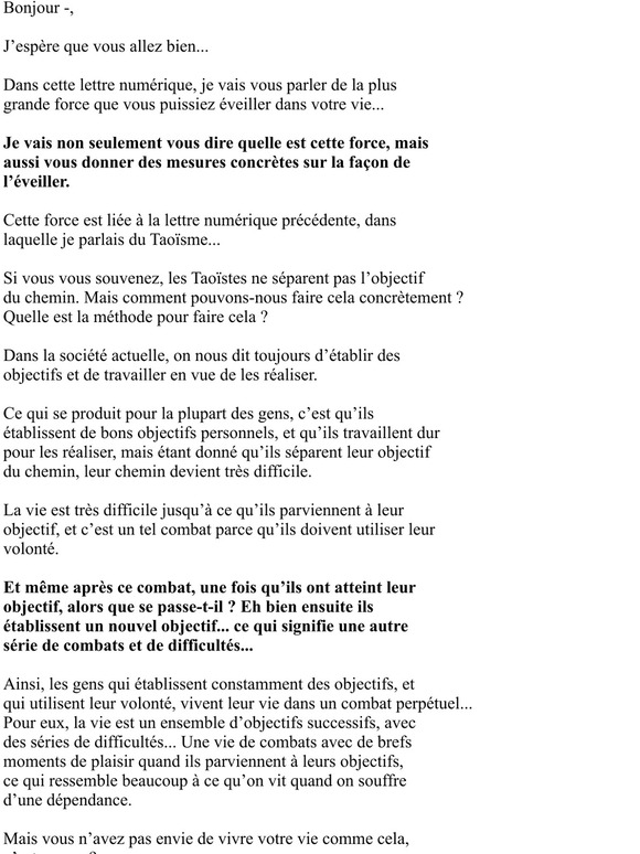 —, Éveillez la plus grande force [1ère partie]