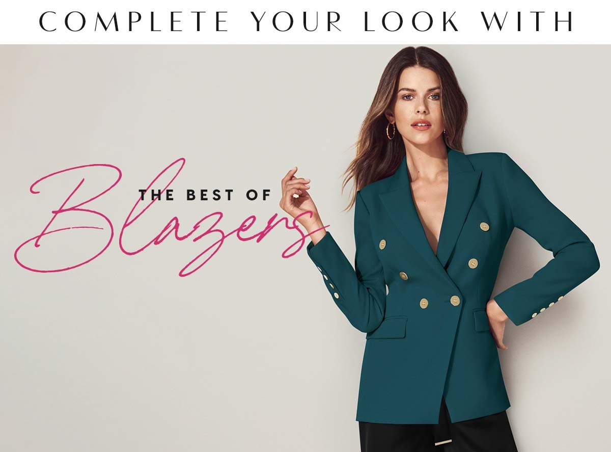 Complete your Look With The Best Of Blazers.