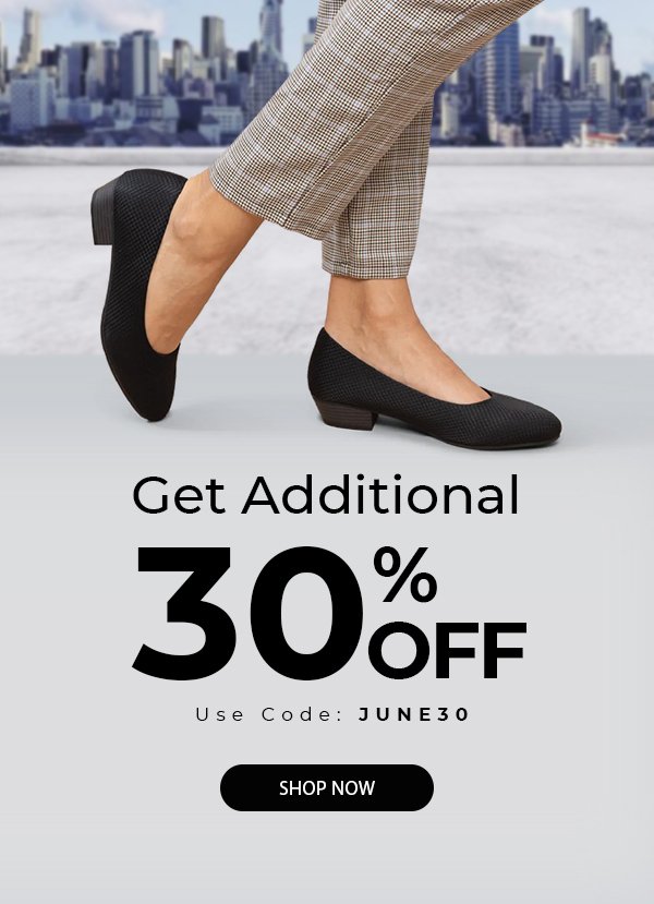 Get Additional 30% OFF Use Code: JUNE30