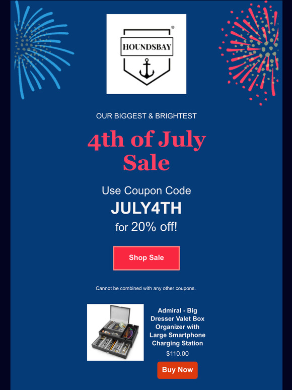 Your favorite spot for 4th of July sales is now 20% off! 🇺🇸