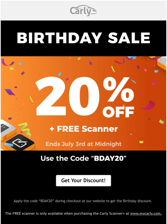 🎁 Get Your 20% Off + FREE Scanner