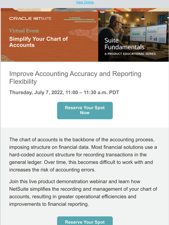 NetSuite: Simplify Your Chart of Accounts | Milled