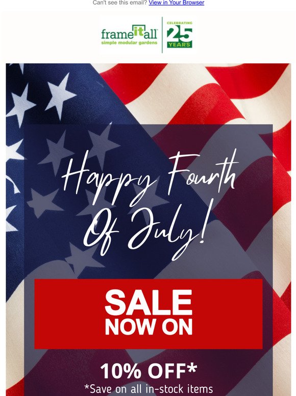 The 4th of July SITEWIDE Sale is on!