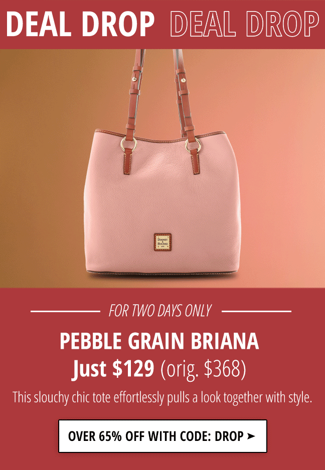 Dooney & Bourke Pebble Grain Briana with Pouch