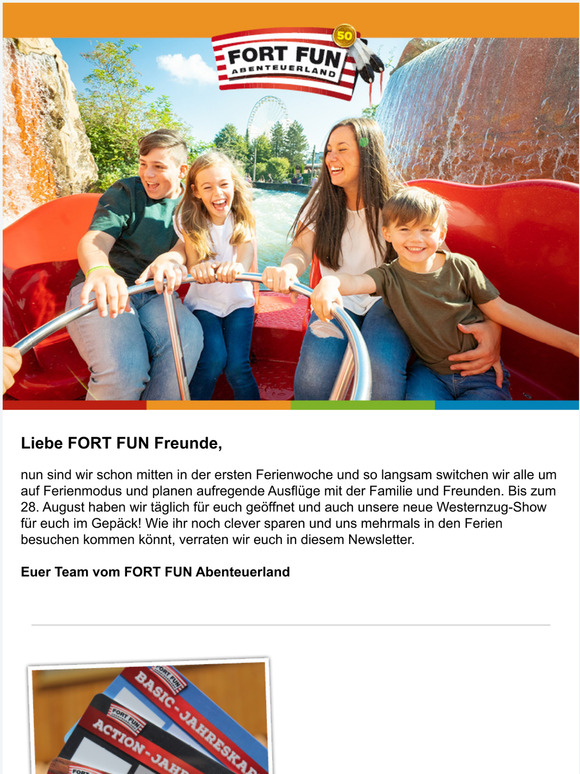 🦊 Günstig ins FORT FUN in den Sommerferien 👍