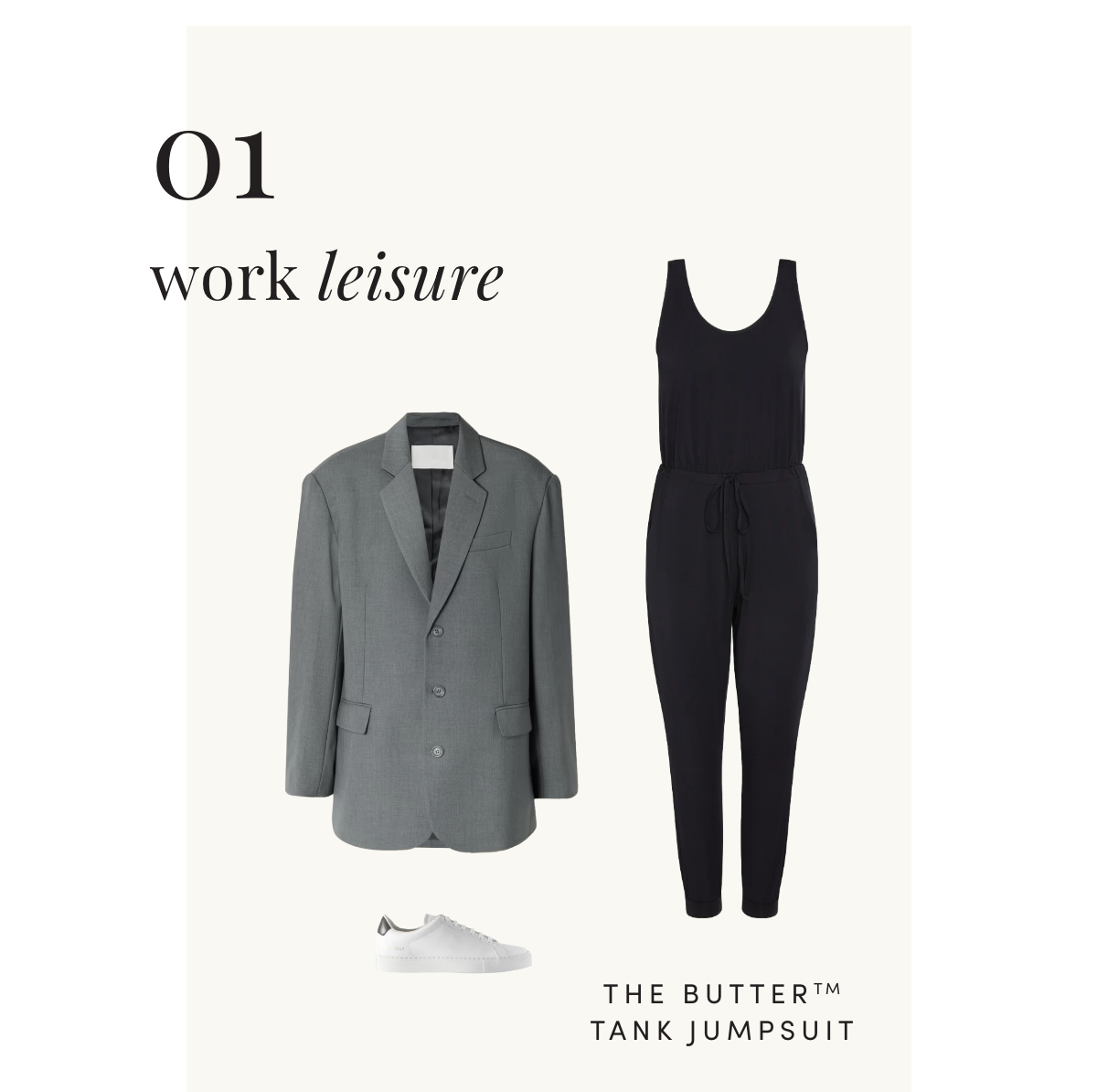 Work Leisure | The Butter Tank Jumpsuit