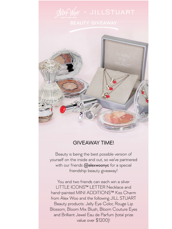 Alex Woo x Jill Stuart Beauty Giveaway
