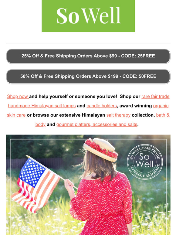 Celebrate Summer So Well With Our Holiday Sale!