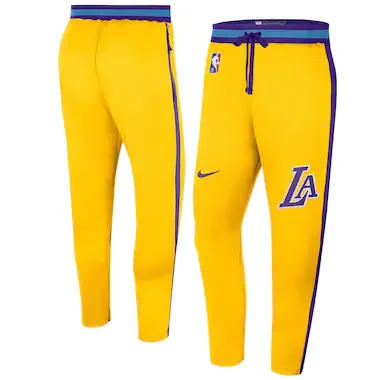 Los Angeles Lakers Nike City Edition Showtime Pant - Mens