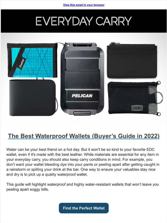 Everyday Carry Keep Your Essentials Dry With the Best Waterproof