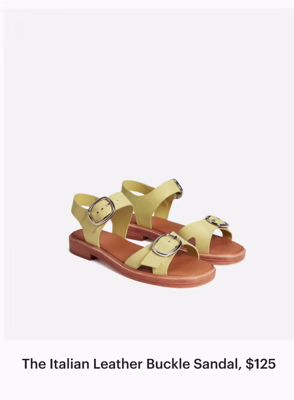 The Twin Buckle Sandal