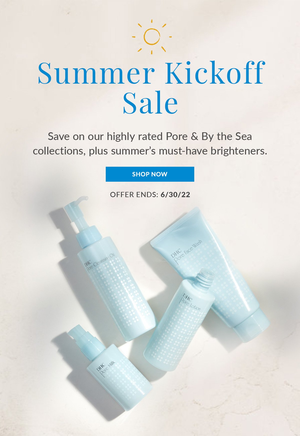 The Summer Kickoff Sale is here