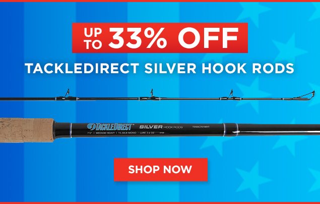 Up to 33% off TackleDirect Silver Hook Series Rods