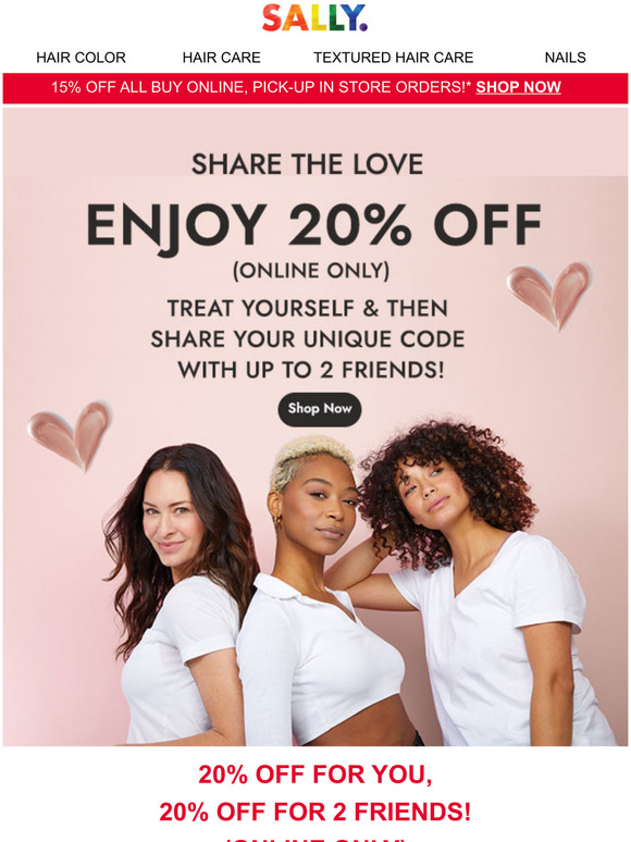 Final Hours to Use & Share 20% Off!