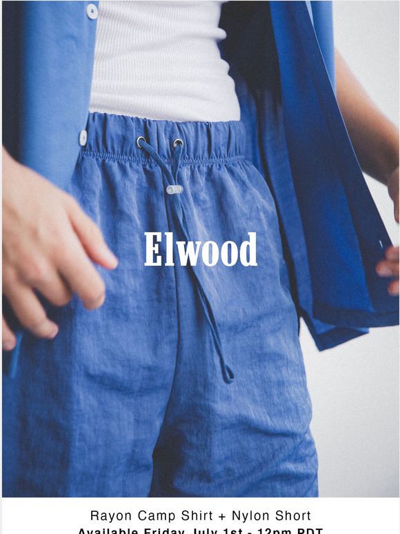 Elwood Clothing First look Summer Capsule Collection Milled
