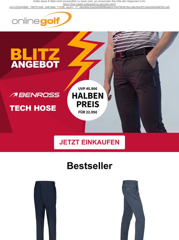 ⚡ BLITZ ANGEBOT | Benross hose für 22,95€