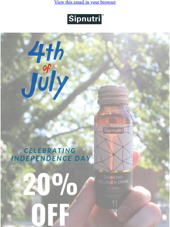 Sipnutri 4th of July Sale Starts Now!