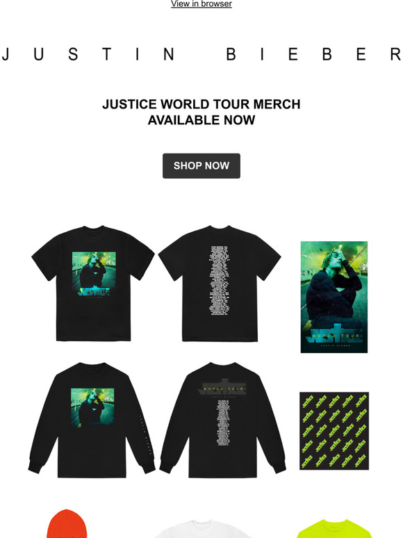 Justice World Tour Merch 🔥