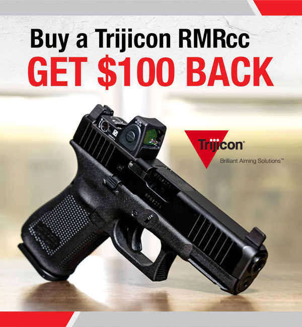 JUST IN 100 Rebate on Trijicon RMRcc Red Dot Sights